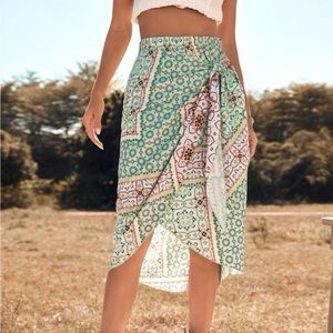 Shein Wrap Skirt